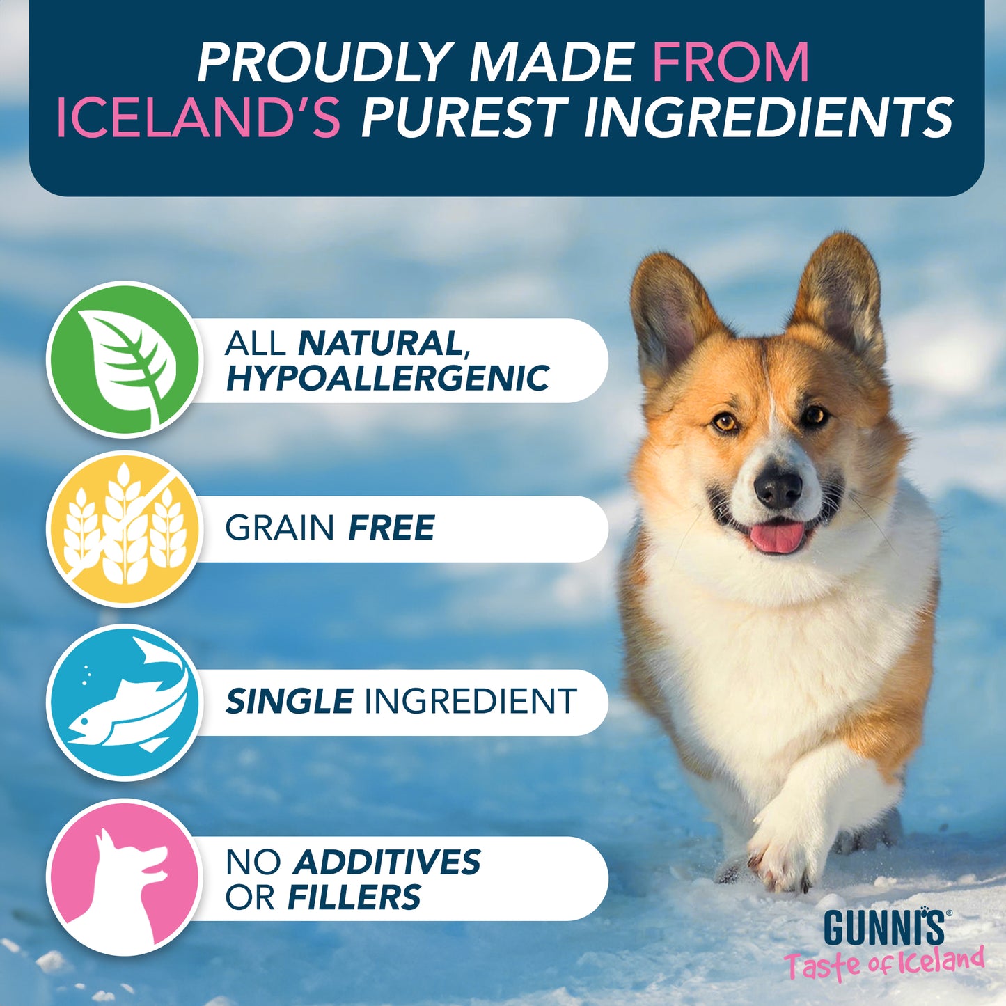 Gunni's Cod Wafers 85g