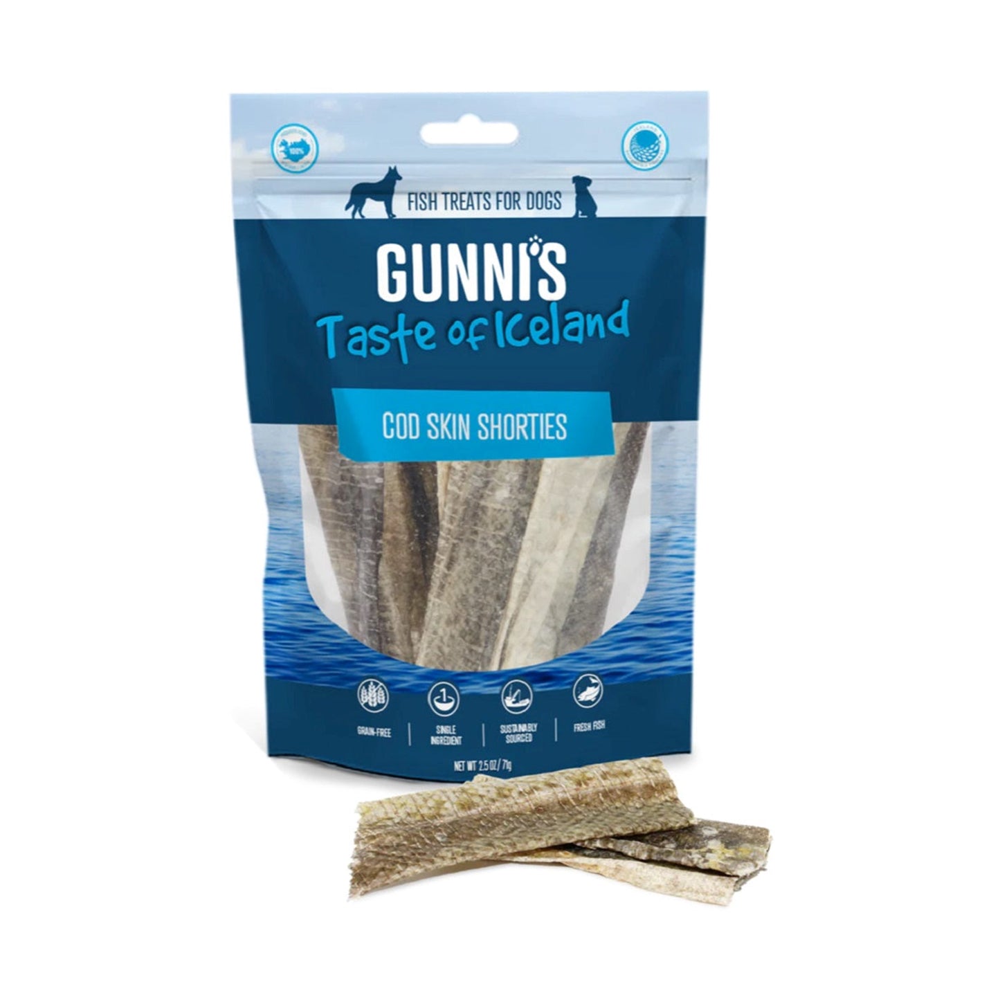 Gunni's Cod Skin Shorties 71g