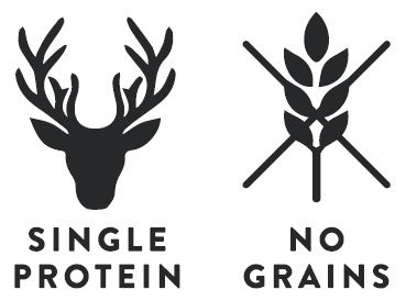 Hugo & Celine Deer Delights_single protein_grainfree_pure deer