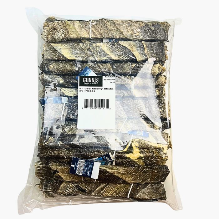 Gunni’s Cod Chewy Sticks Extra Large 20cm – bulk bag