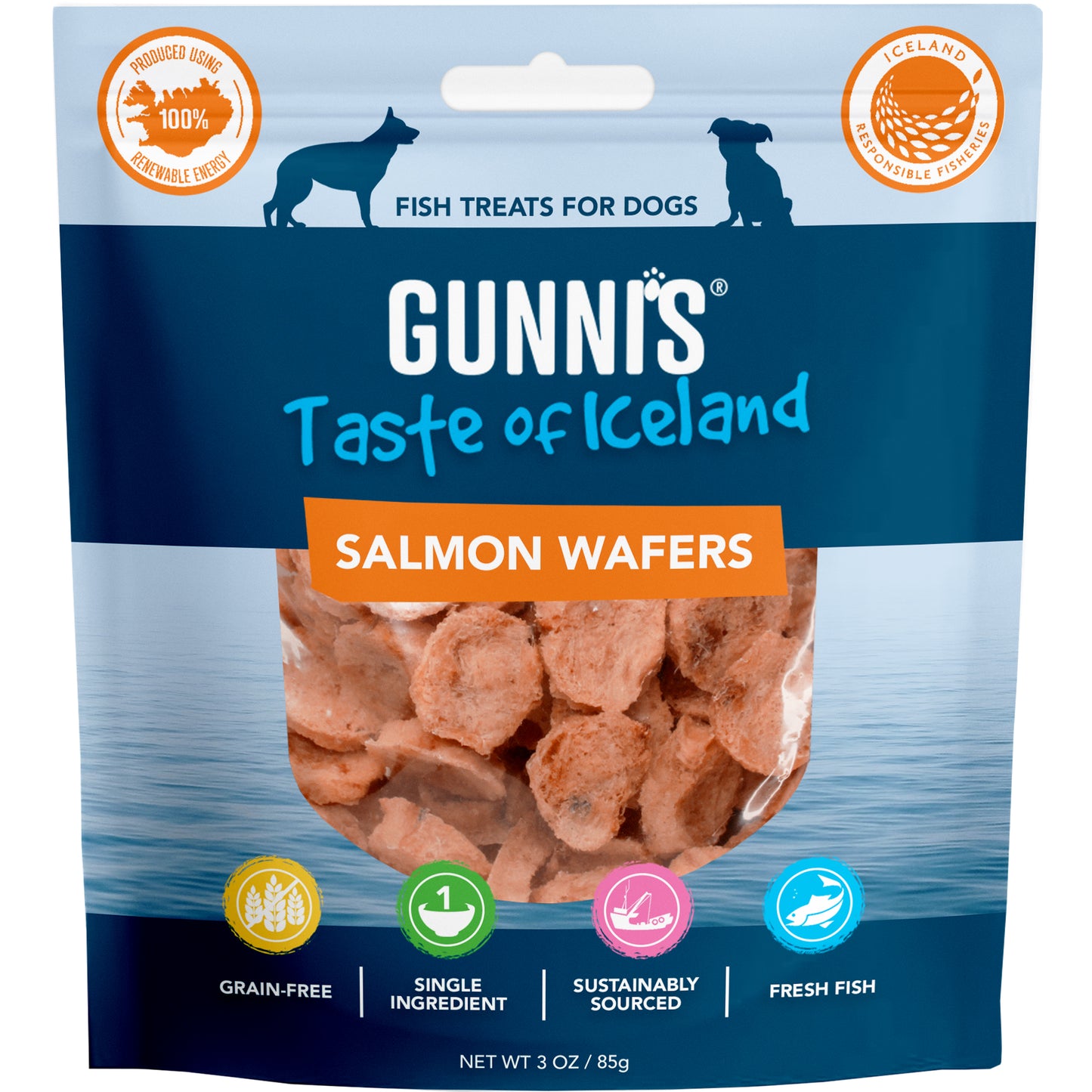 Gunnis Salmon Wafers, 85g