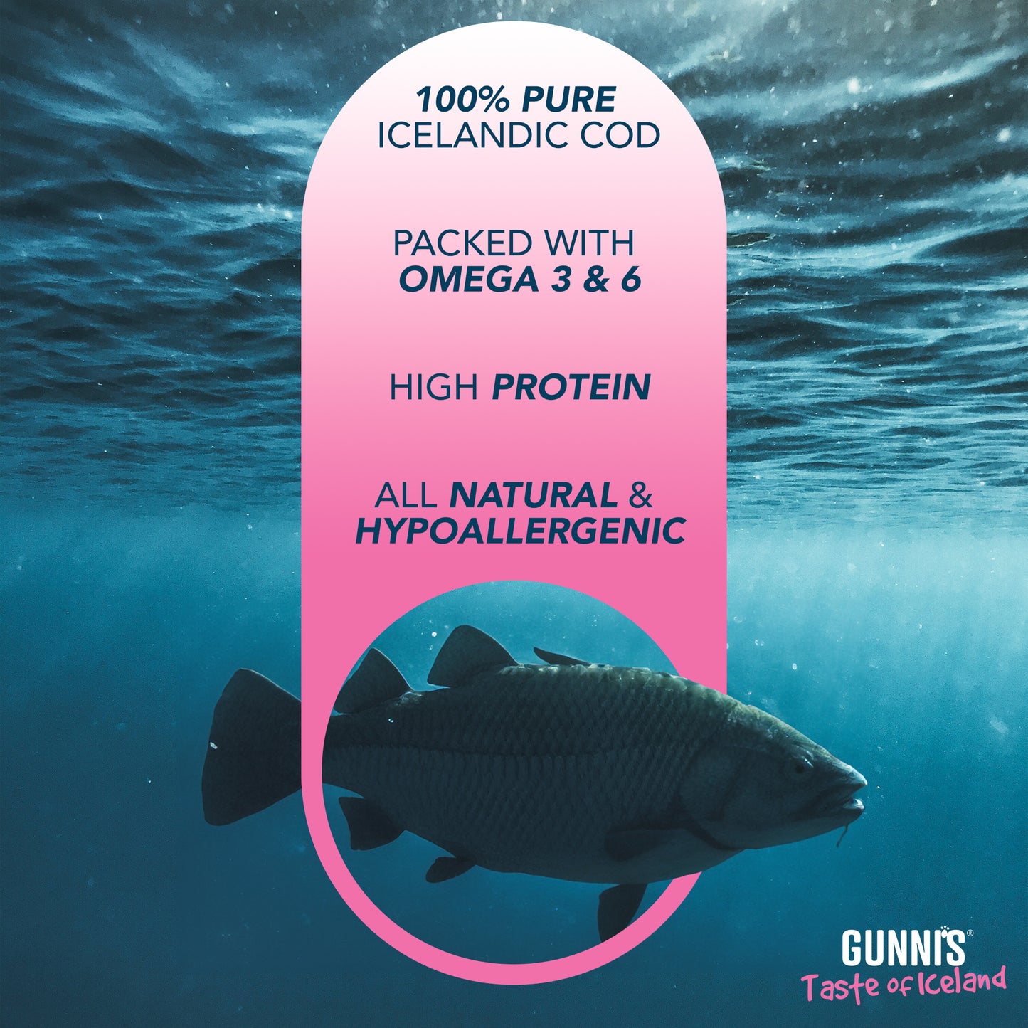 Gunnis Cod Baby Bites, 85g