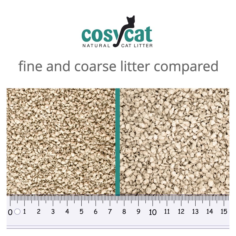 CosyCat 4.3kg 10L fine clumping wood cat litter