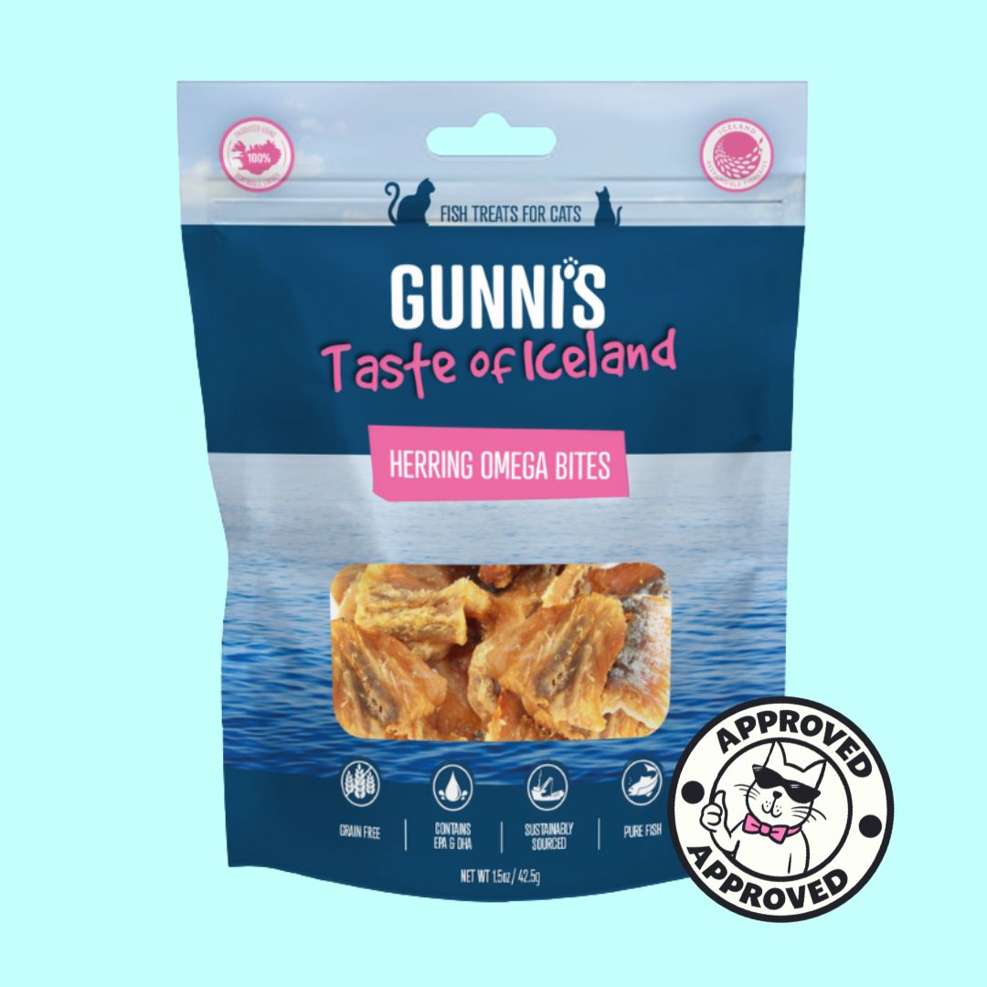 Gunni’s Herring Omega Bites Cat Treats 42.5g