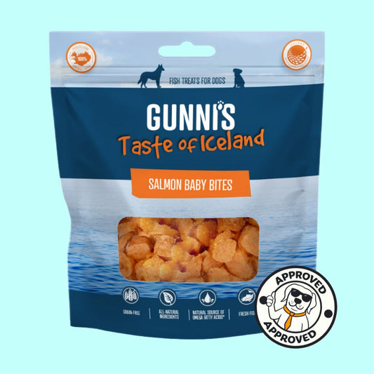 Gunni's Salmon Baby Bites 85g