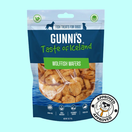 Gunni's Wolffish Wafers 85g
