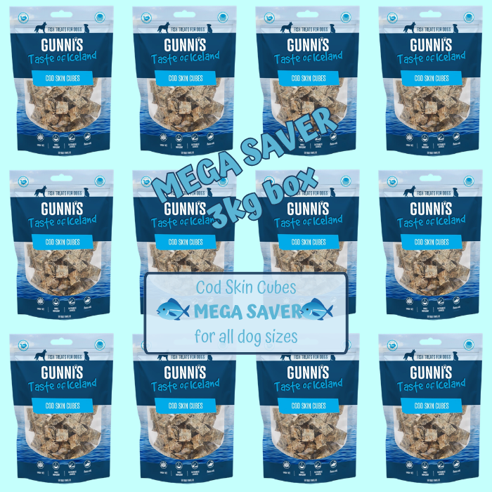 Gunni's Cod Fish Cubes 500g - bulk bags